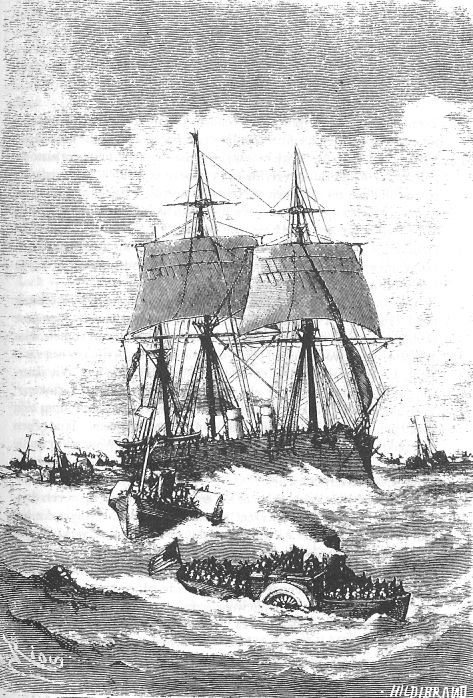 Departure of the Abraham Lincoln