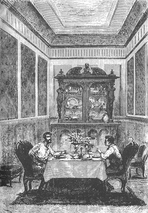 A meal aboard the Nautilus