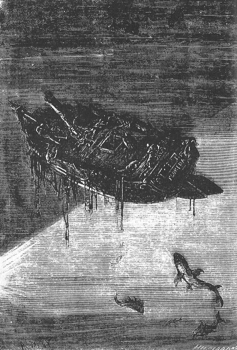 A wreck on the seabed