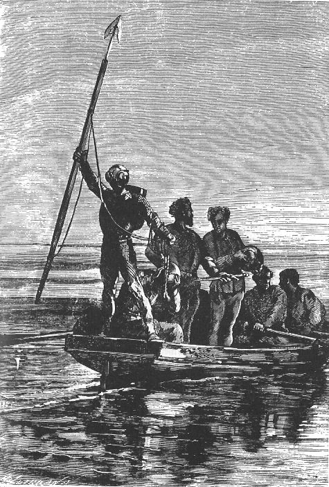 A boat at the pearl banks