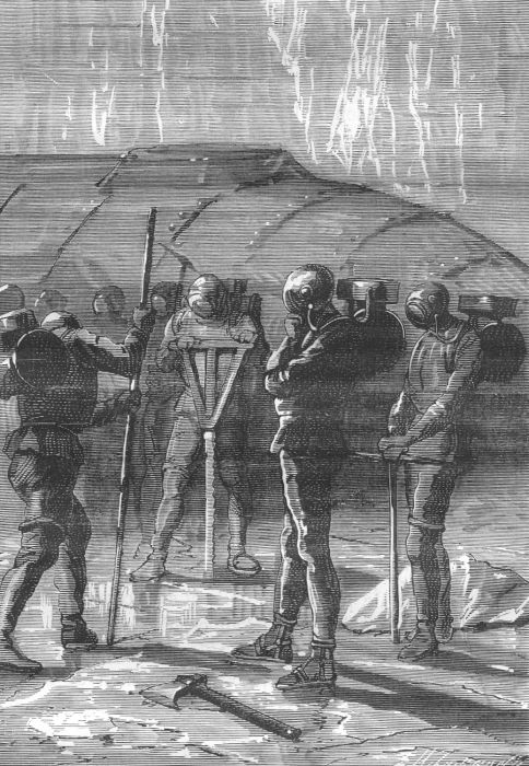 Abriendo paso en el hielo