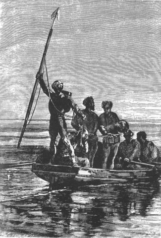 A boat at the pearl banks